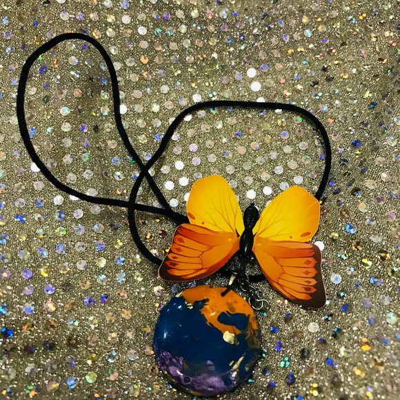 Reversible Unique Rare Vintage Handmade Necklace - Picture 6 of 12